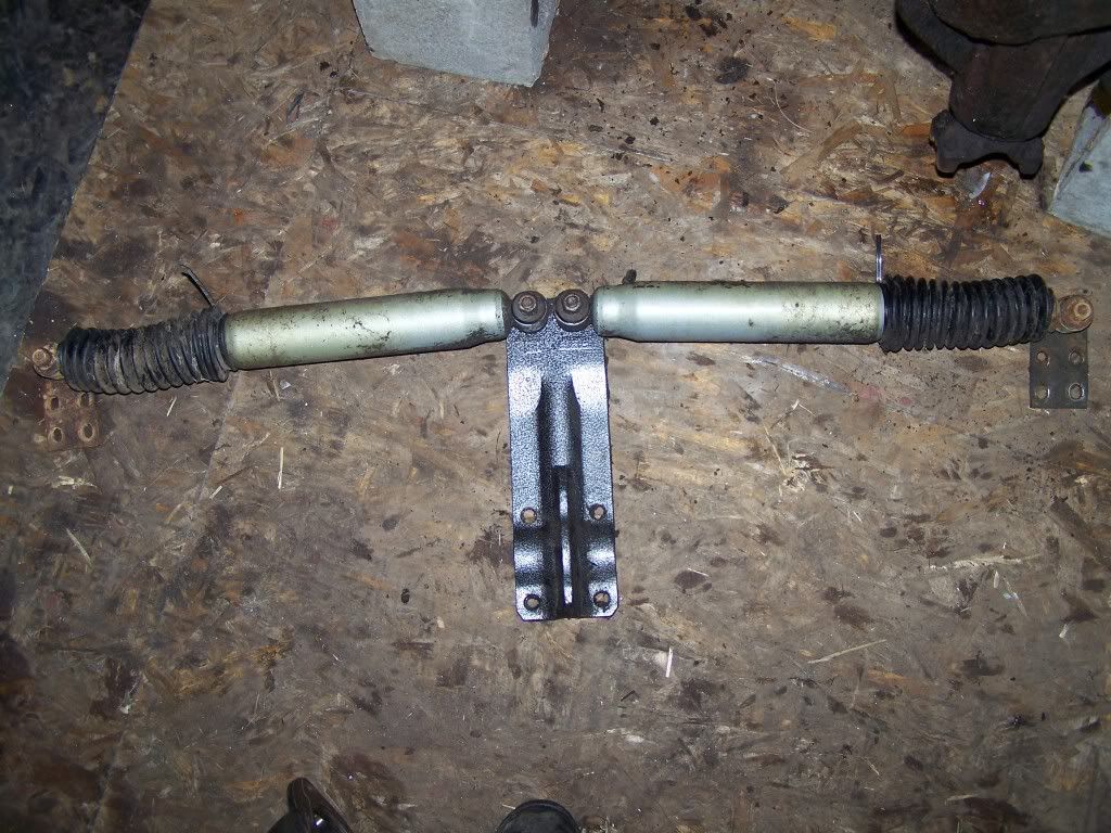 MIDual steering stabilizer set up Pirate 4x4